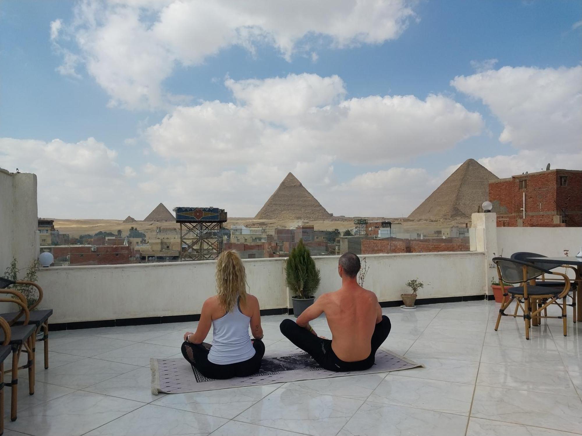 מלון Kafret el-Gabal Eagles Pyramids View מראה חיצוני תמונה