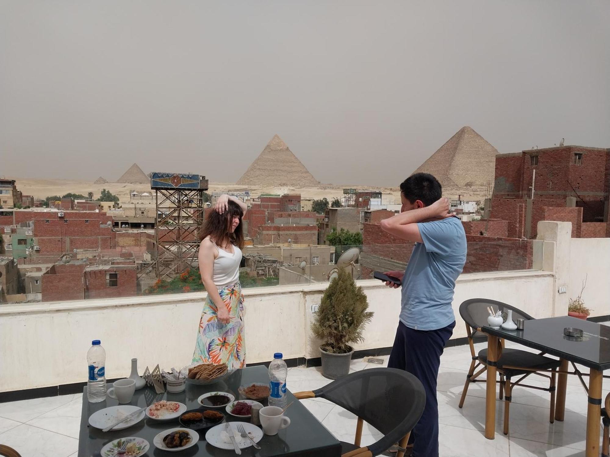מלון Kafret el-Gabal Eagles Pyramids View מראה חיצוני תמונה